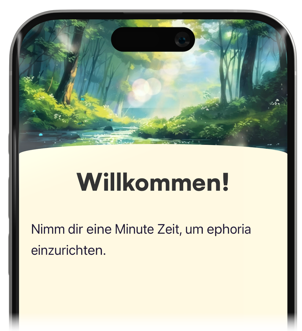 ephoria onboarding screenshot